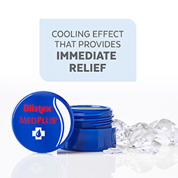 Colling effect that provides immediate relief