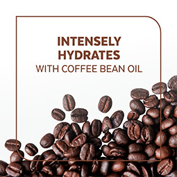 Intensely Hydrates with Coffee Bean Oil